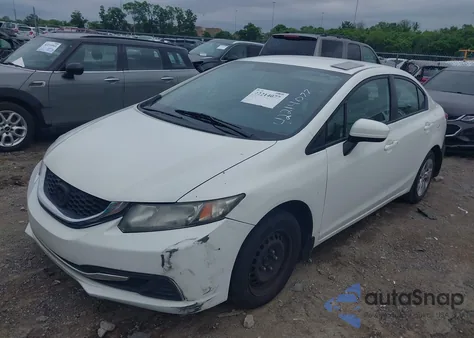 2015 Honda Civic Lx z USA, uszkodzony, nr VIN 2HGFB2F53FH505684
